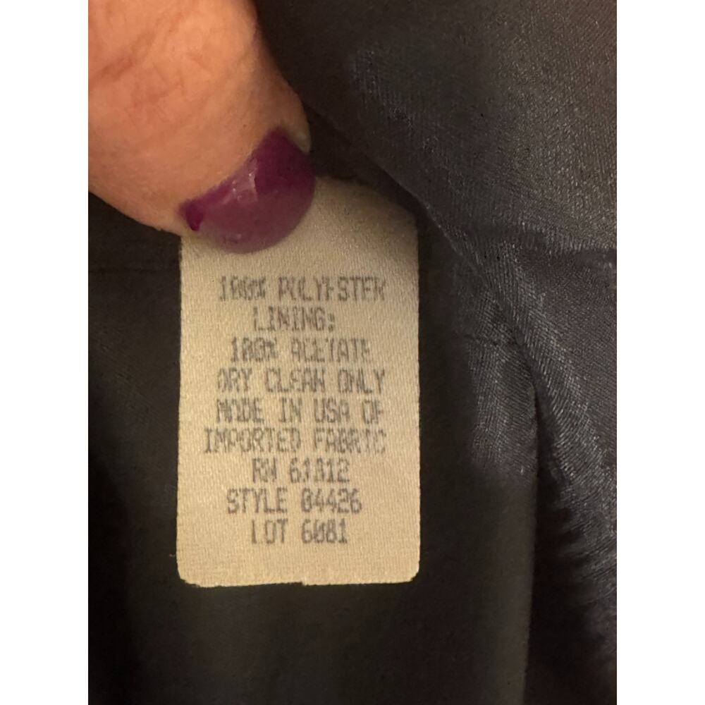 Brooks Brothers Black Short Sleeve Mini Dress - Picture 3 of 7